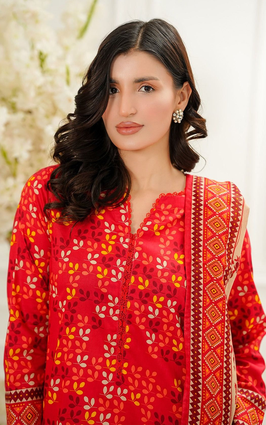 KAYSERIA – HUSN-3 Piece Unstitched Lawn Suit