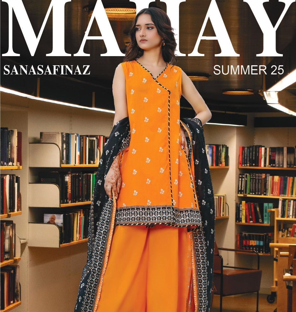 Sana Safinaz-MAHAY-3 Piece Unstitched Suit