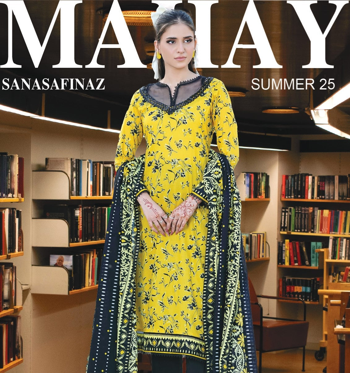 Sana Safinaz-MAHAY-3 Piece Unstitched Suit