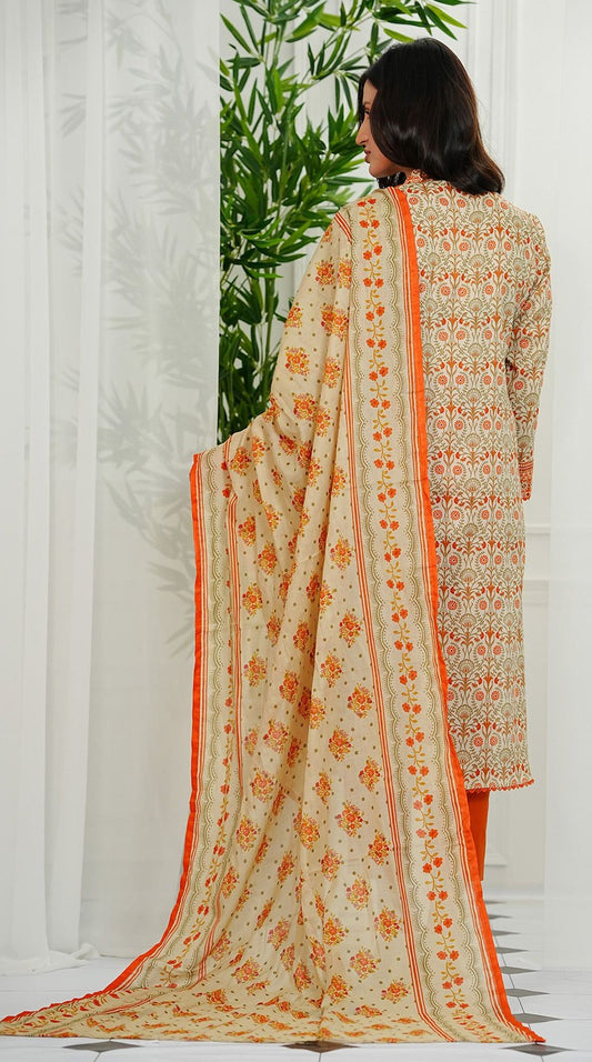 Kayseria– Husn 3 Piece Unstitched Lawn Suit