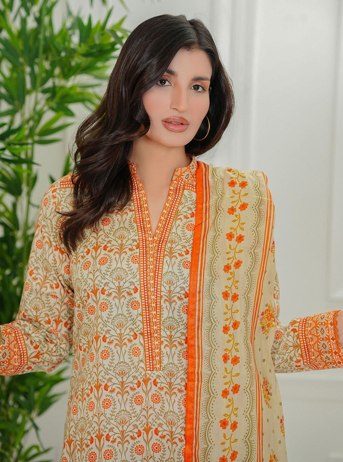 KAYSERIA – HUSN-3 Piece Unstitched Lawn Suit