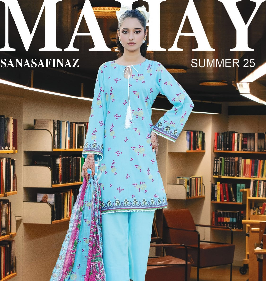 Sana Safinaz-MAHAY-3 Piece Unstitched Suit