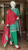 MTJ - Unstitched 2Piece Lawn Shirt Dupatta