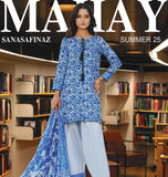Sana Safinaz-MAHAY-3 Piece Unstitched Suit