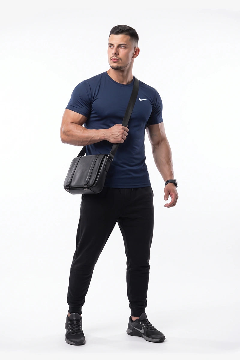 Nike - Men’s Dri-FIT Crew Neck T-Shirt (Navy Blue)