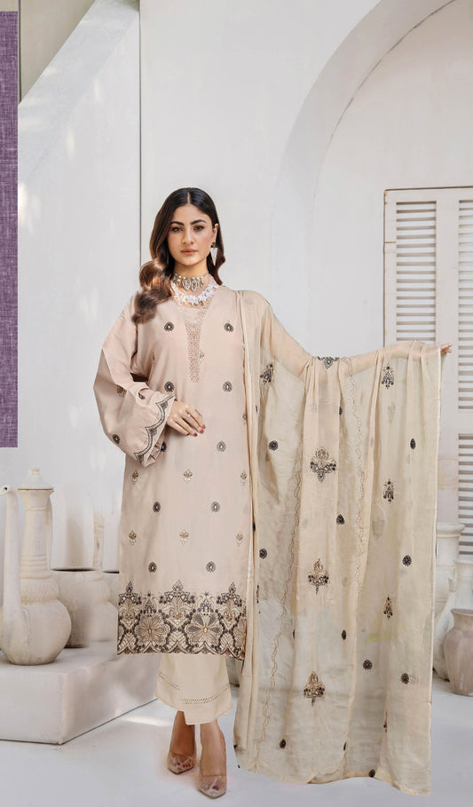 Usman Kashif – Nora (Vol-1518 &1519) Embroidered 3-Piece Lawn