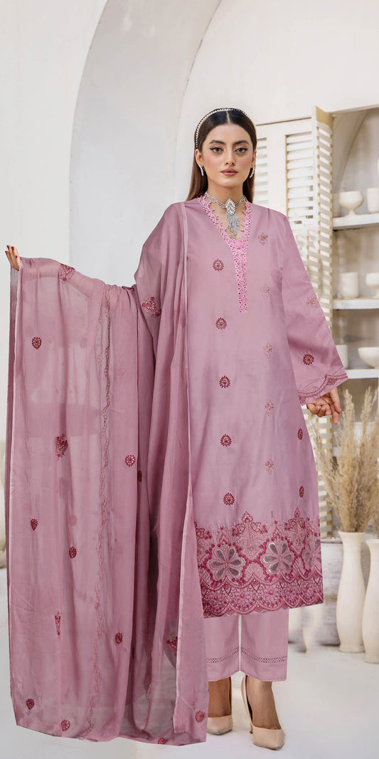 Usman Kashif – Nora (Vol-1518 &1519) Embroidered 3-Piece Lawn