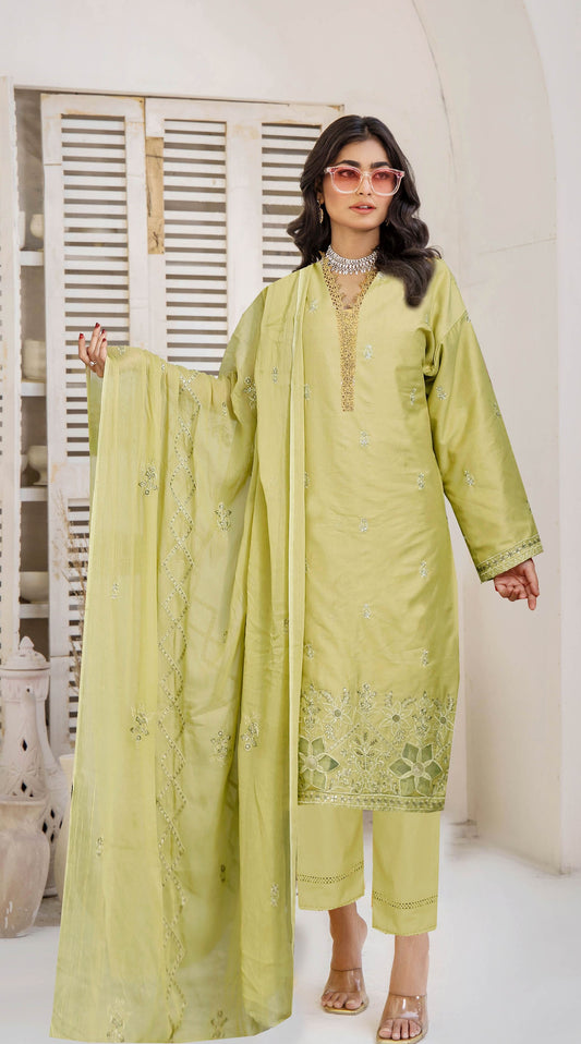 Usman Kashif – Nora (Vol-1518 &1519) Embroidered 3-Piece Lawn