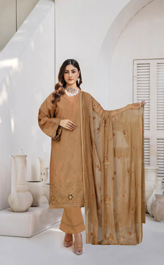 Usman Kashif – Nora (Vol-1518 &1519) Embroidered 3-Piece Lawn