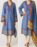 Khaadi 2-Piece Lawn Suit (Shirt + Dupatta)