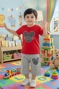 Kids Summer Suit – Soft, Stylish & Made for Play- Red
