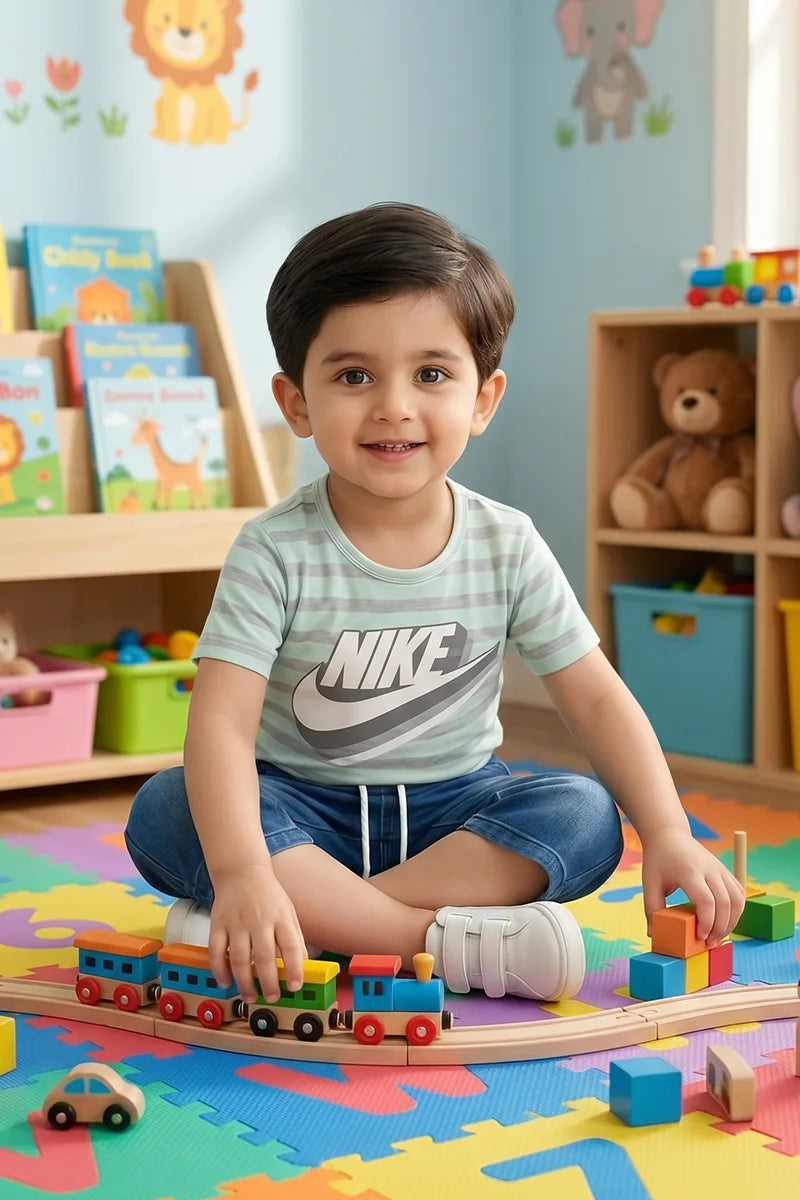 Kids Summer Suit – Soft, Stylish & Made for Play - Light Green