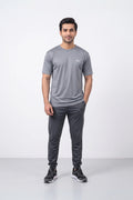 Fashion - Alo Men’s Dry Fit Crew Neck T-Shirt (Grey)