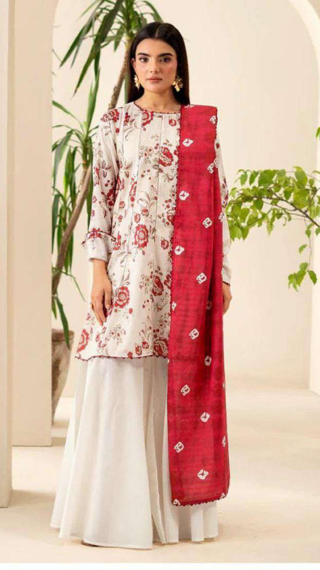 Nishat Unstitched 3 Piece Lawn Suit – Digital Elegance