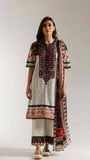 Ethnc 2 Piece Lawn – Unstitched Shirt & Dupatta