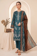 Rimal Vol 87 Embroidery Unstitched 3-Piece Lawn Suit (Ocean Blue)