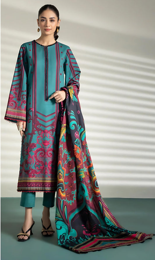 Sapphire Inter Mix – 3 Piece Unstitched Lawn Suit