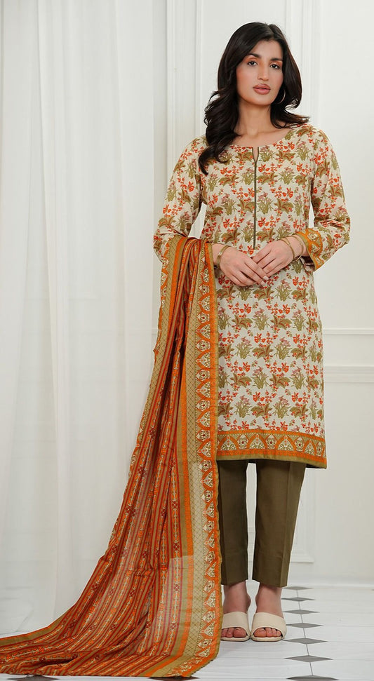 Kayseria– Husn 3 Piece Unstitched Lawn Suit