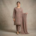Afsha By Bareeze Fashion Embroidery – Unstitched 3 Piece Suit (Shadow)