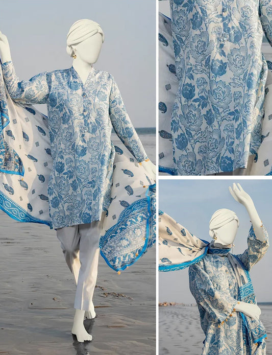 Junaid Jamshed – 3 Piece Unstitched Lawn Suit