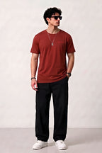 Gucci Round Neck Dri-Fit T-Shirt - Dark Peach
