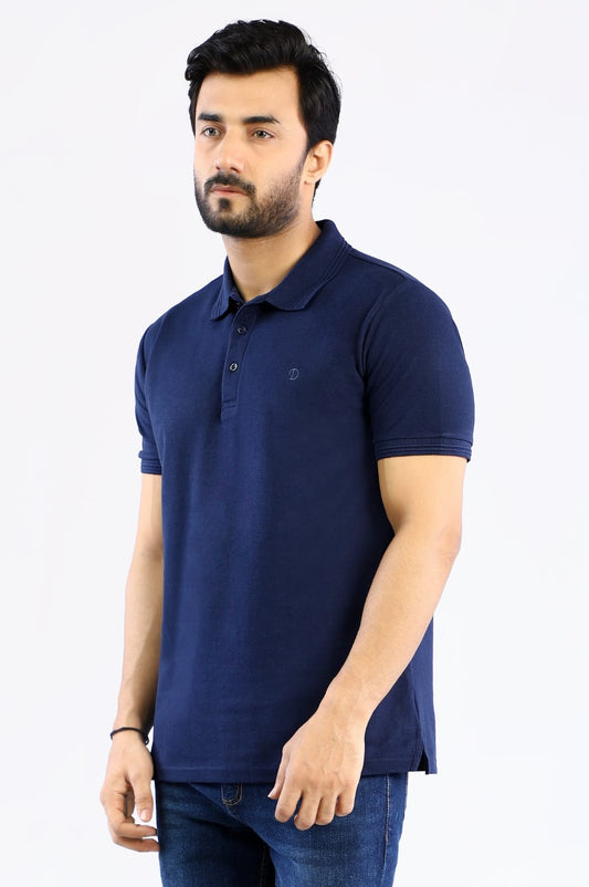 Diners Jacquard Collar Polo T-Shirt