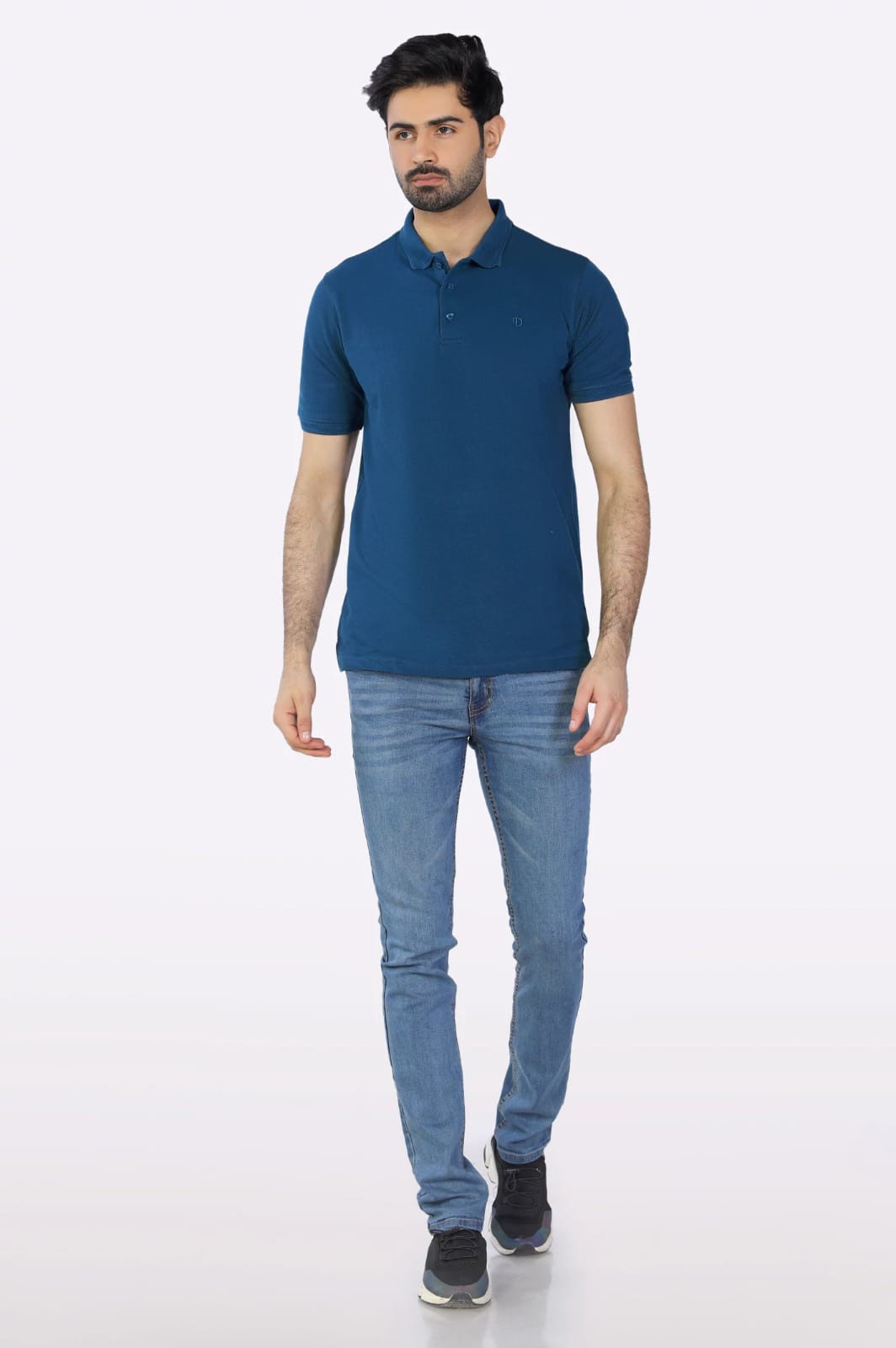 Diners Jacquard Collar Polo T-Shirt