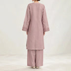 Zebaish by KBC Fashion – 2-Piece Stitched Embroidered Lawn Suit – Tea Rose