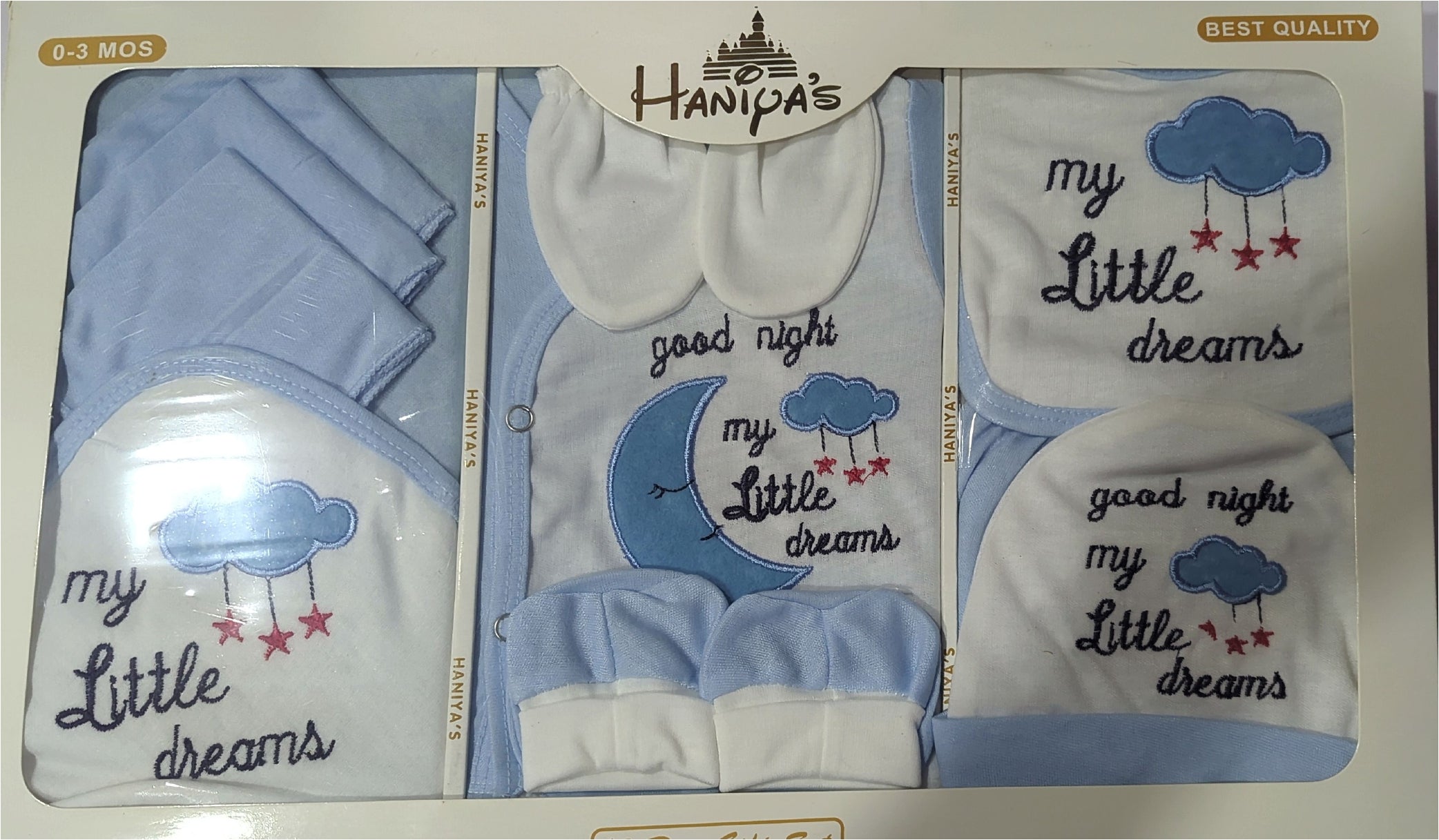 Haniya’s Newborn Gift Set (0–3 Months)