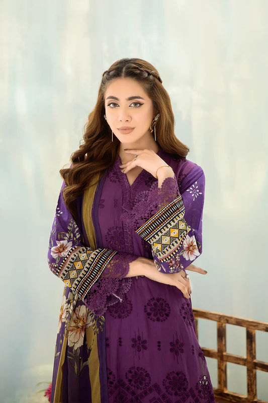 Maya By Johra – Digital printed lawn with Digital Printed Chiffon Dupatta, a luxurious 3-piece unstitched