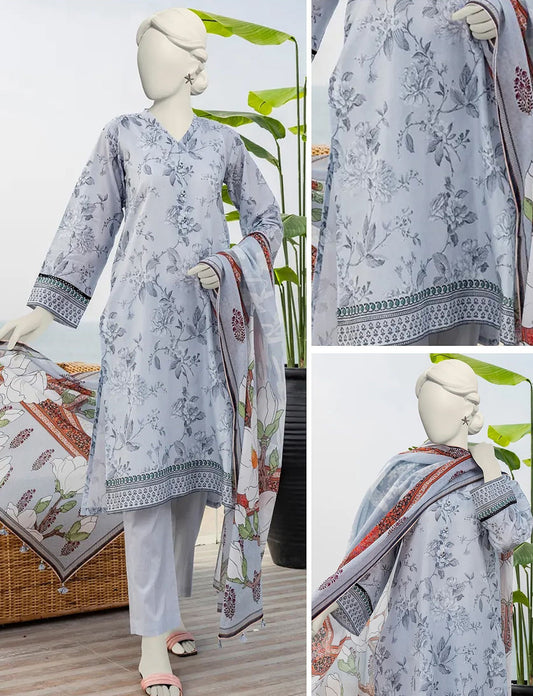 Junaid Jamshed – 3 Piece Unstitched Lawn Suit