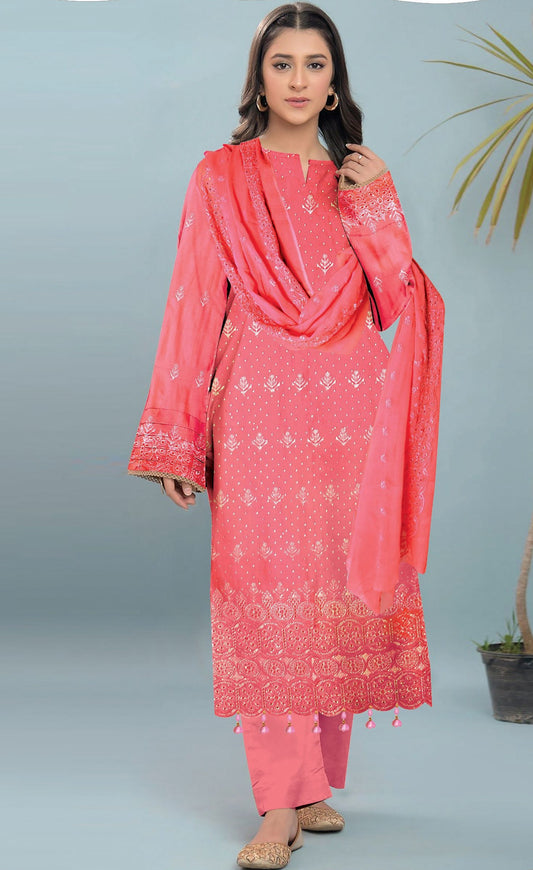Usman Kashif By Afsana Embroidered Unstitched 3 Piece Suit (Vol-6)