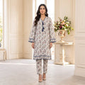 Sana Safinaz 2-Piece Stitched Khaddar Suit (White)