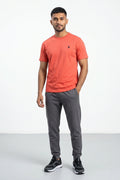 Spyder Men’s Crew Neck Printed T-Shirt – Coral