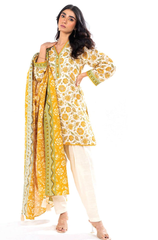 Alkaram Khaddar 3 Piece Unstitched
