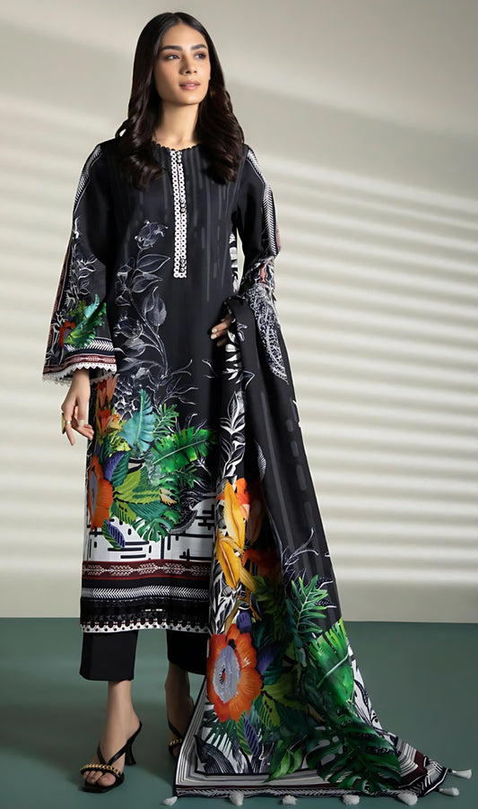 Sapphire Inter Mix – 3 Piece Unstitched Lawn Suit