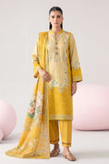 Nisha by Nishat Unstitched 3-Piece Lawn Collection (Yellow)