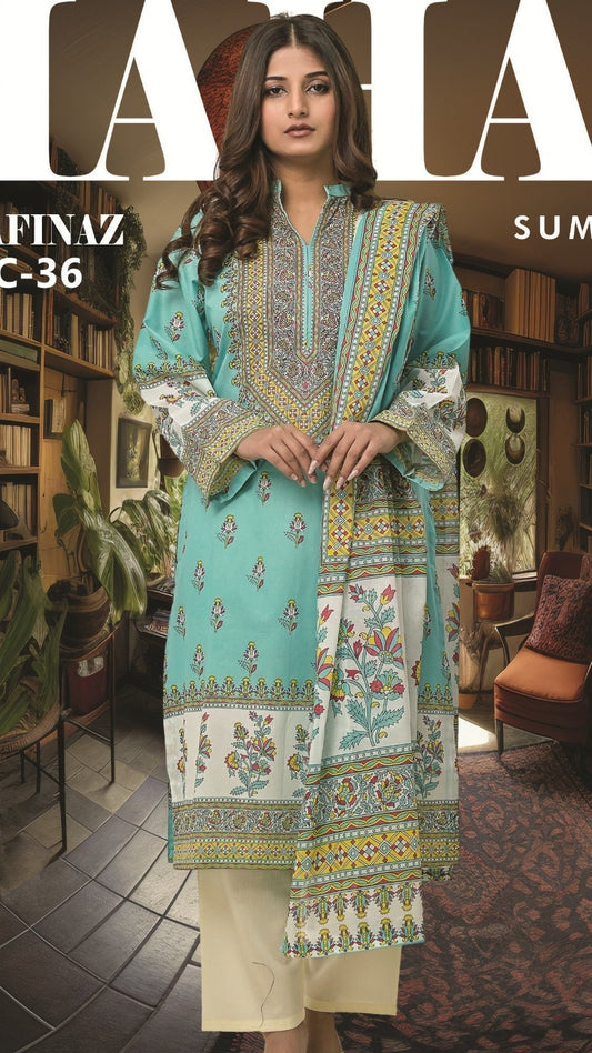 Sana Safinaz – 2 Piece Unstitched Lawn Suit