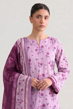 Nisha by Nishat Unstitched 3-Piece Lawn Collection (Purple)