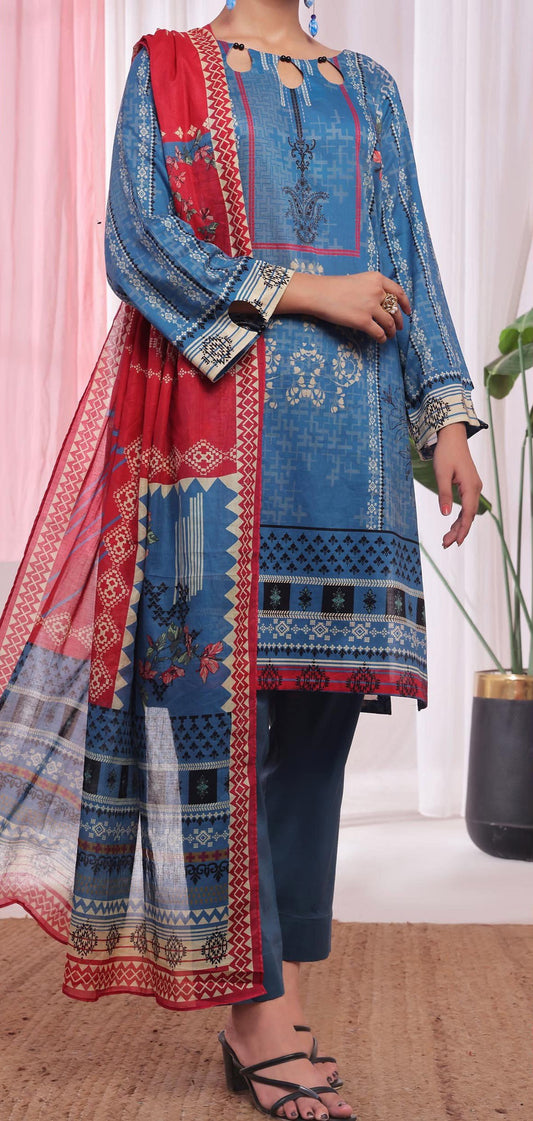 Bahar by Anchal – 3 Piece Digital Lawn Printed Suit