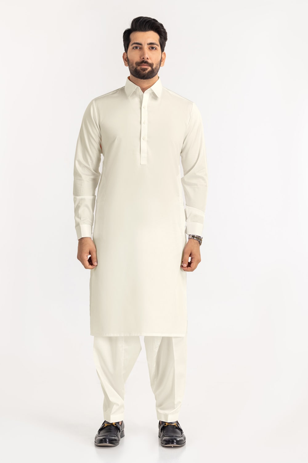 Silver Finish Gents Cotton by Gul Ahmed