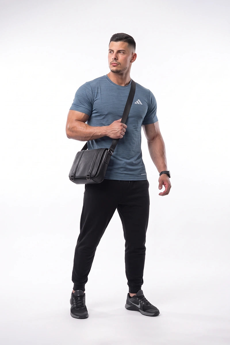 Adidas - Men’s Dry Fit Crew Neck T-Shirt (Grey)