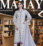 Sana Safinaz-MAHAY-3 Piece Unstitched Suit