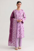 Nisha by Nishat Unstitched 3-Piece Lawn Collection (Purple)
