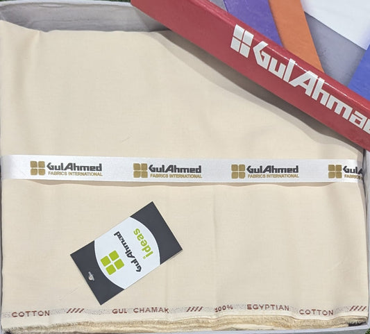 Gul Ahmed Unstitched Egyptian Cotton Fabric
