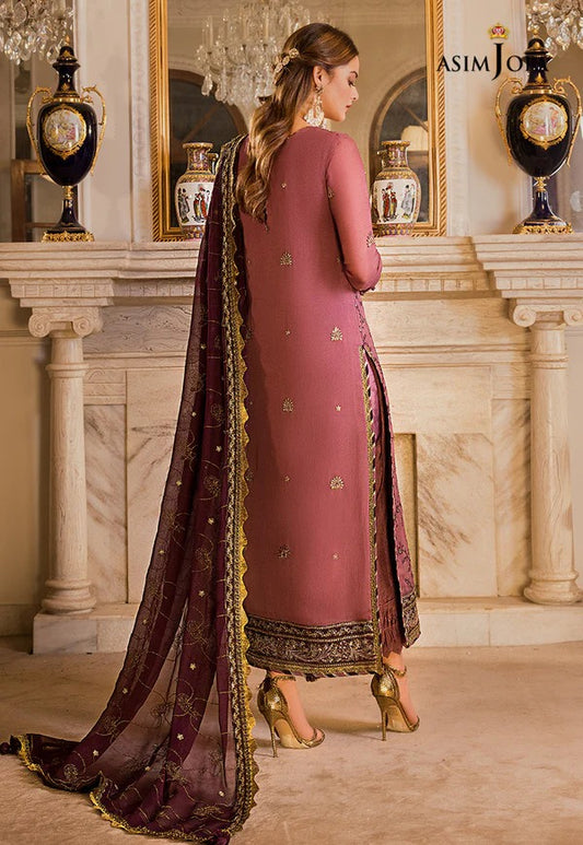 Asim Jofa Embroidered Chiffon 3-Piece Suit