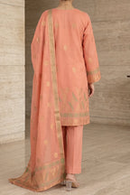 Zuni by KBC Fashion – Unstitched 3-Piece Lawn Suit (Peach)