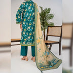 Avesta By KBC Fashion – 3-Piece Unstitched Printed Lawn Suit – (Green)