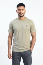 Spyder Men’s Crew Neck Printed T-Shirt – Green