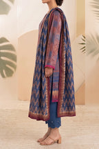 Aryana By KBC Fashion - 3PC Unstitched Printed Lawn Suit (Royal Blue)